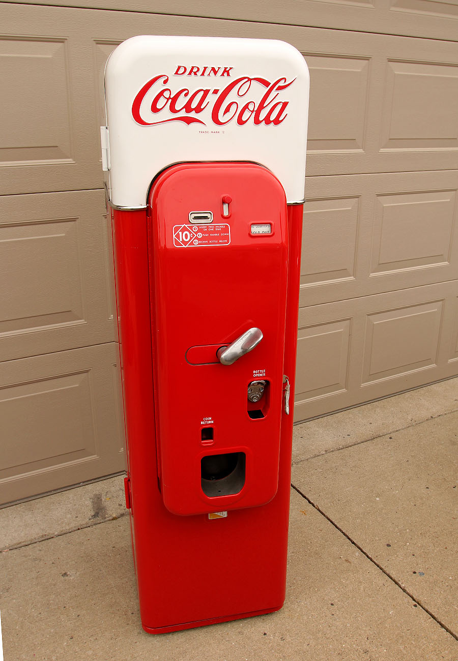 CocaCola COKE Coin Operated Vending Machine Model 44 RESTORED! eBay